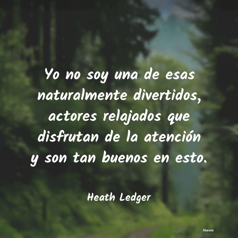 Frases de Heath Ledger