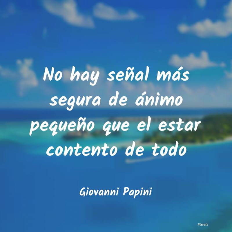 Frases de Giovanni Papini