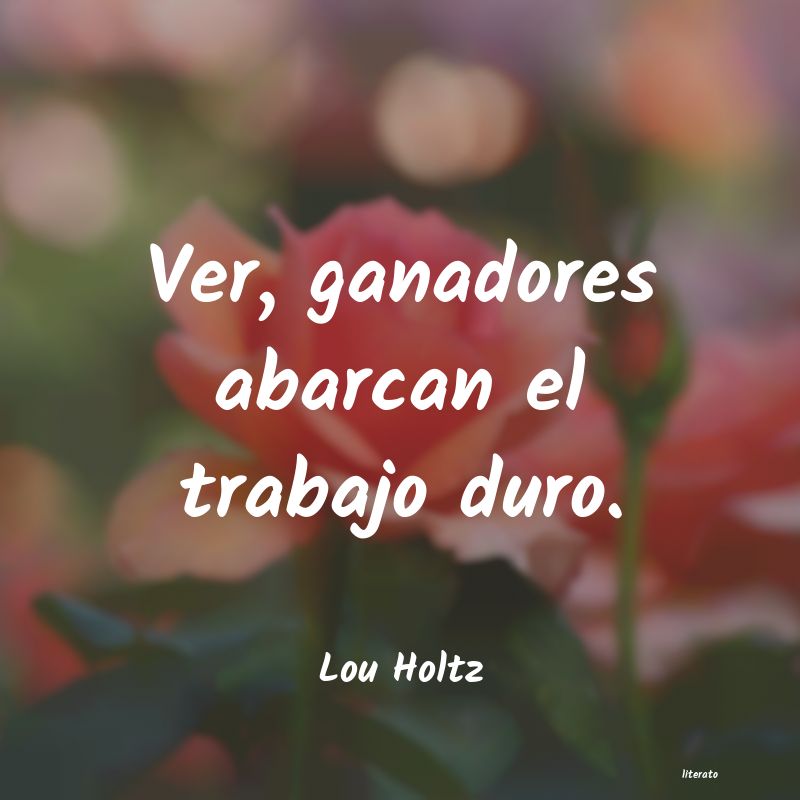 Frases de Lou Holtz