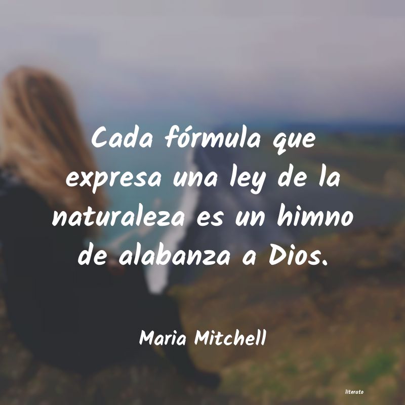 frases de Maria Mitchell