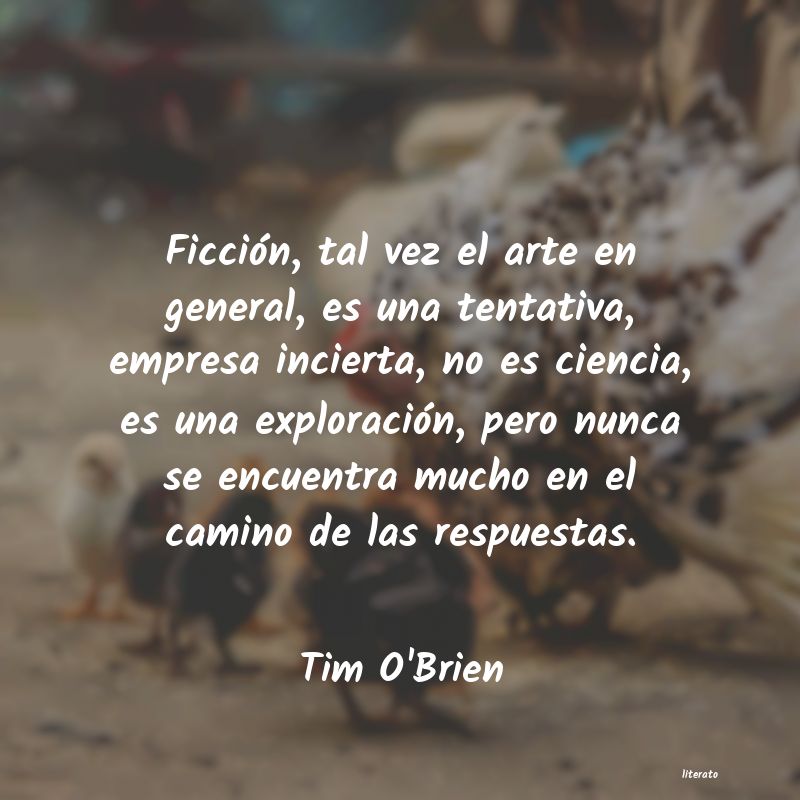 frases de Tim O'Brien