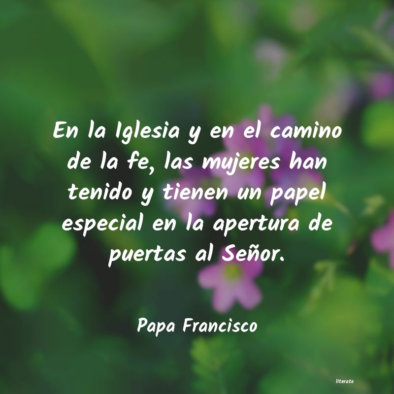 Frases de Papa Francisco