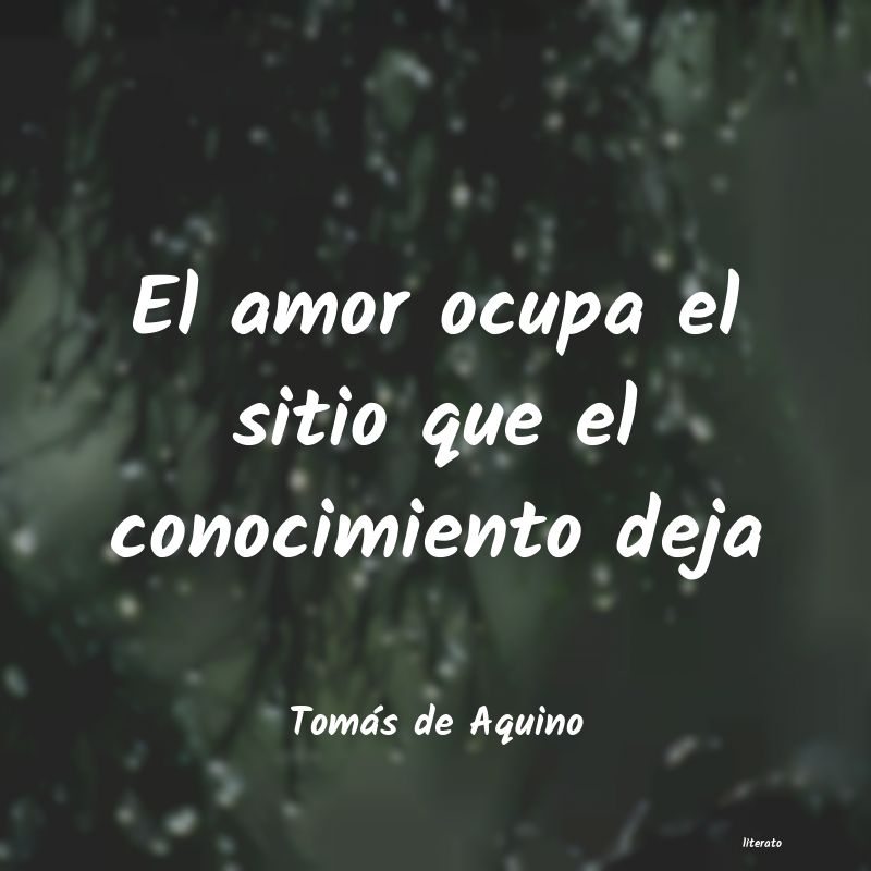 Frases de Tomás de Aquino