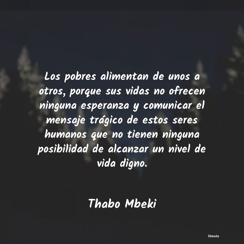 Frases de Thabo Mbeki