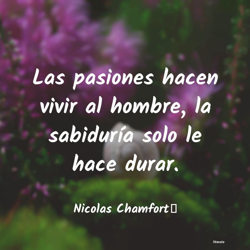 Frases de Nicolas Chamfort