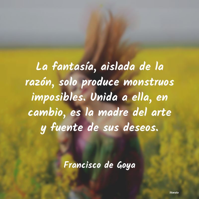 Frases de Francisco de Goya