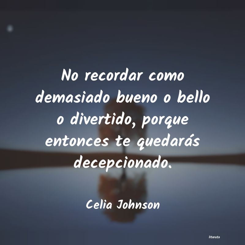 Frases de Celia Johnson