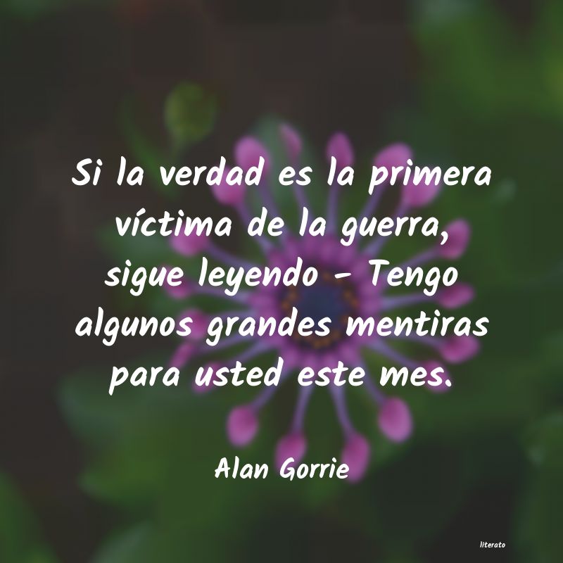 Frases de Alan Gorrie