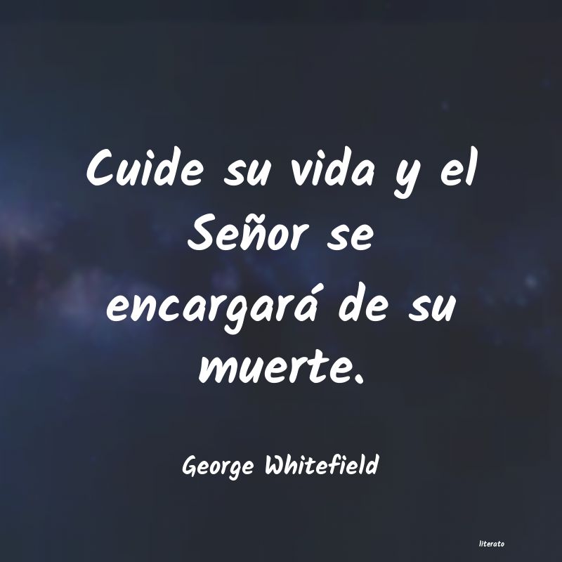 Frases de George Whitefield