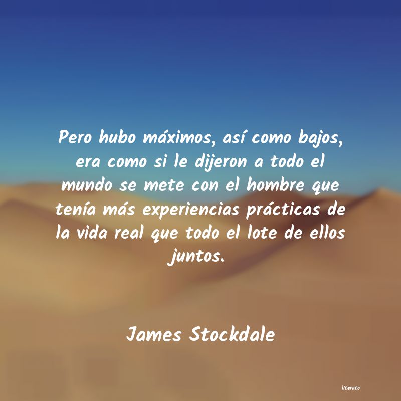 Frases de James Stockdale