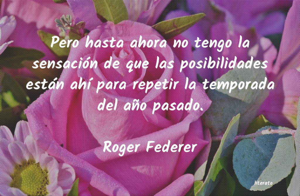 Frases de Roger Federer