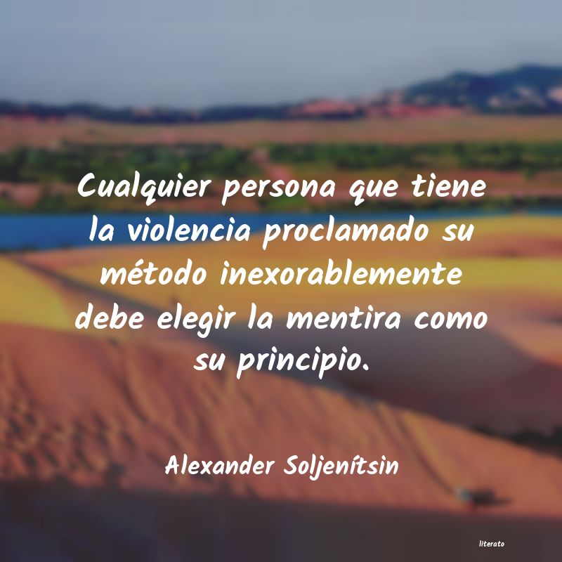 Frases de Alexander Soljenítsin