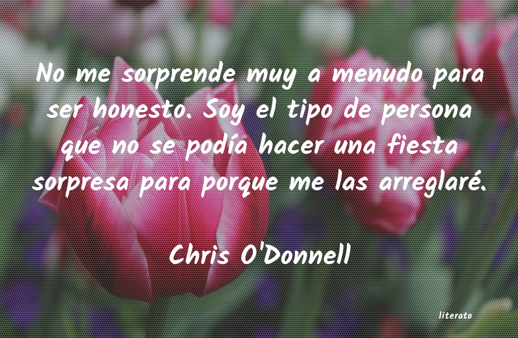 frases de Chris O'Donnell