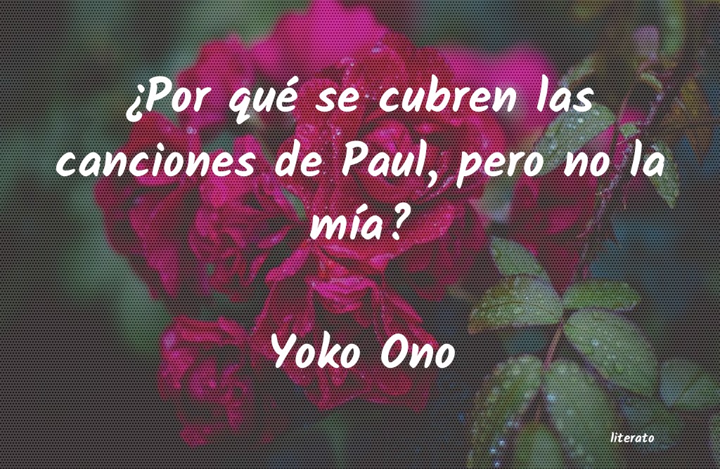 frases de Yoko Ono