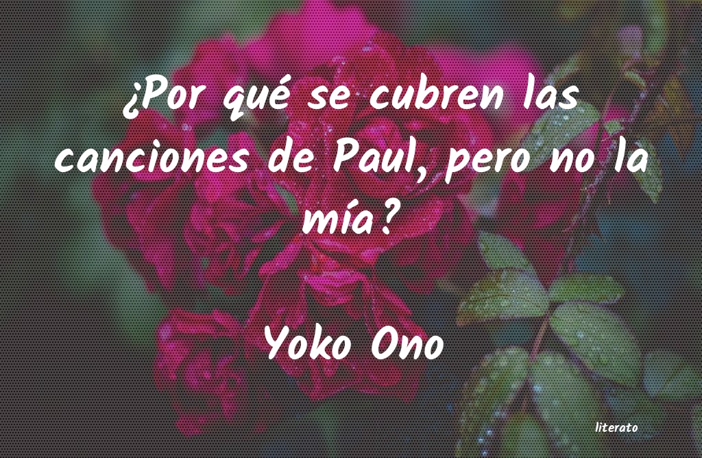 Frases de Yoko Ono