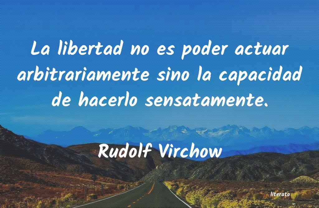 Frases de Rudolf Virchow