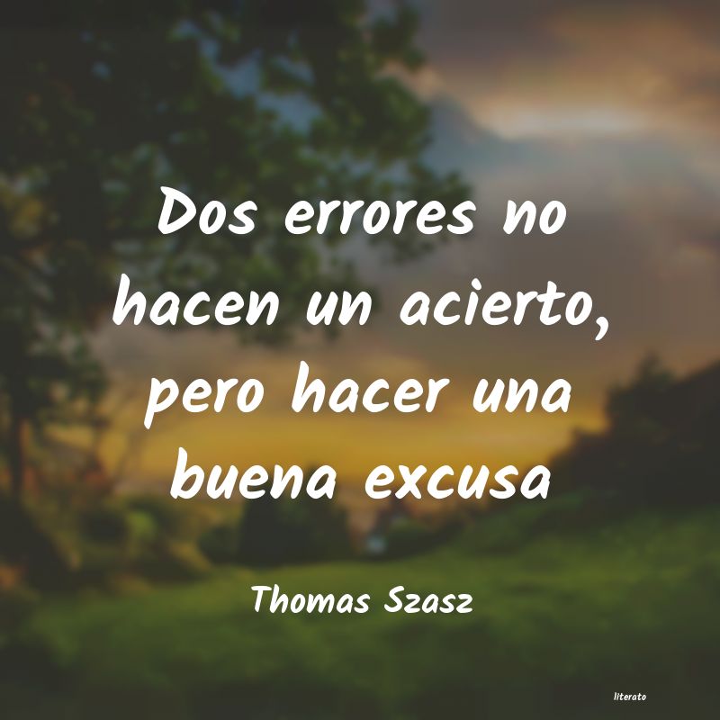 el que se excusa se acusa