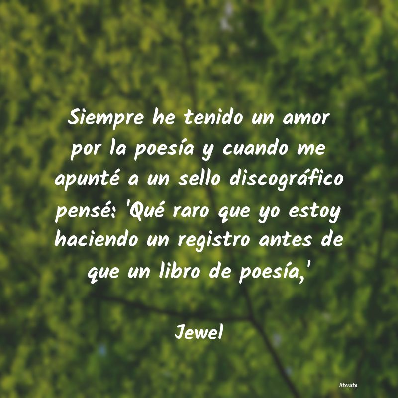 frases de Jewel