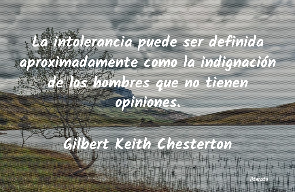 Frases de Gilbert Keith Chesterton