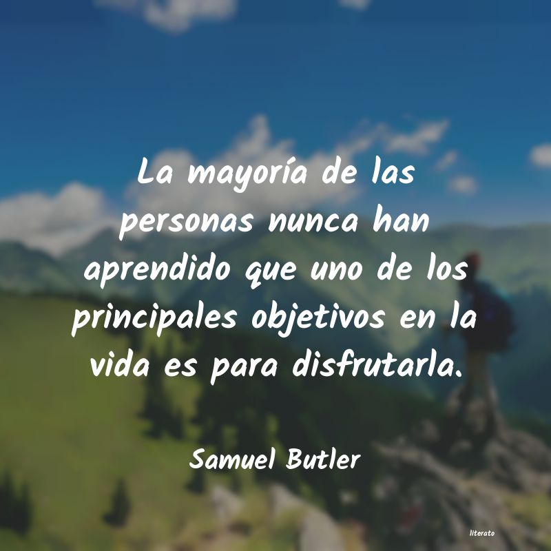 Frases de Samuel Butler