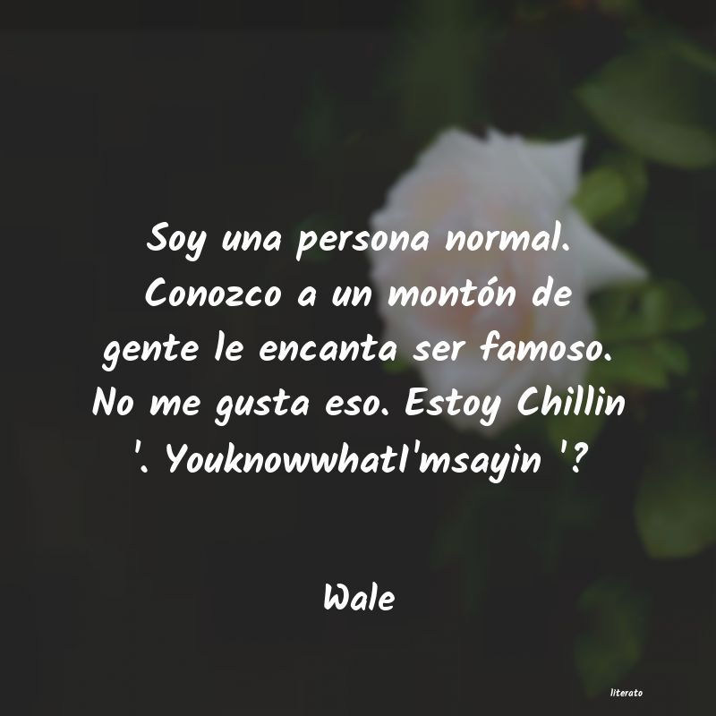 Frases de Wale