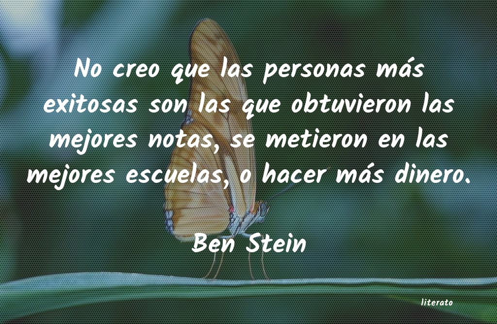 frases de Ben Stein