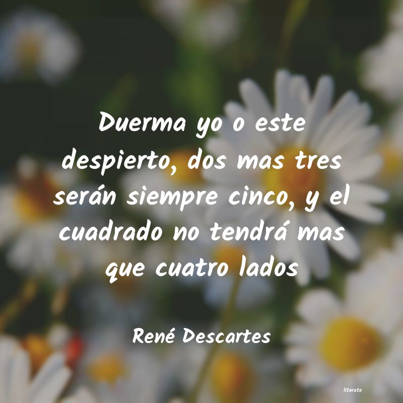 frases de René Descartes