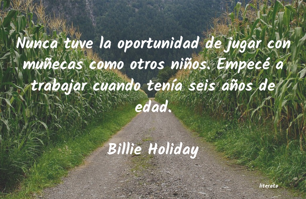 frases de Billie Holiday
