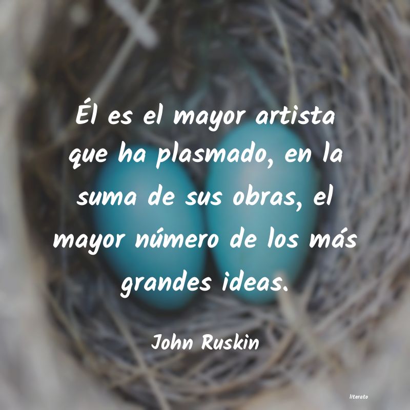 frases de John Ruskin