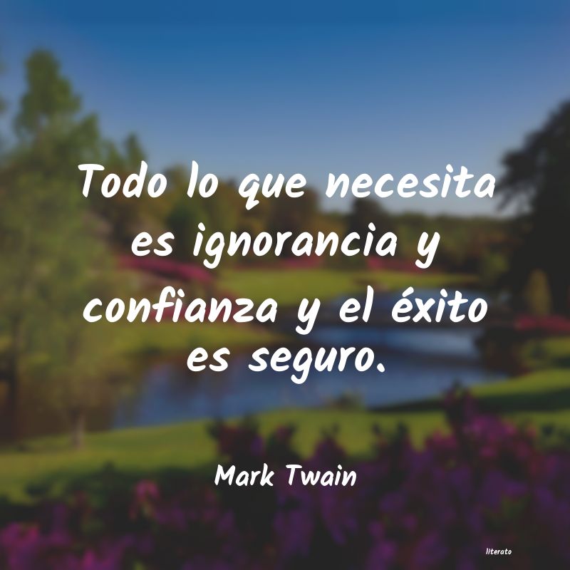 frases de Mark Twain