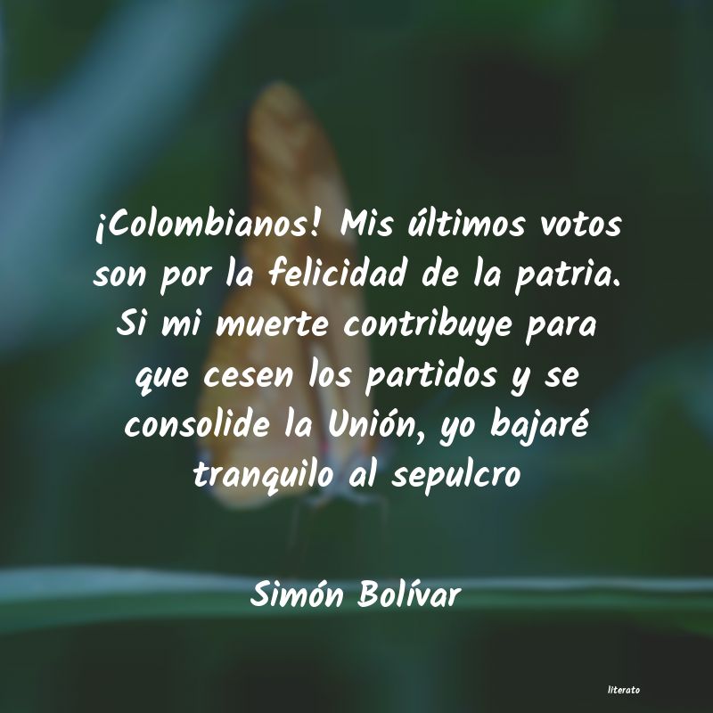 Frases de Simón Bolívar