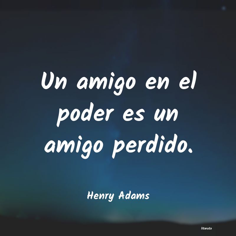 frases de Henry Adams