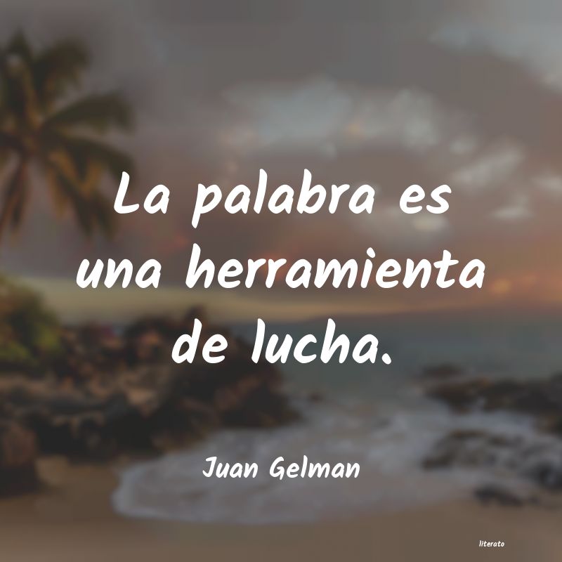 Frases de Juan Gelman