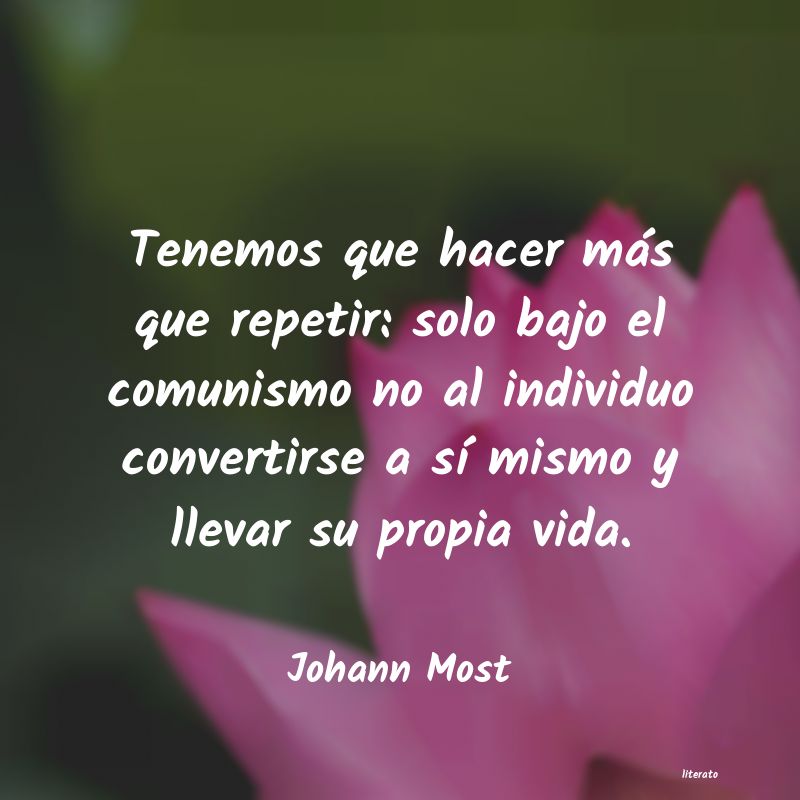 Frases de Johann Most