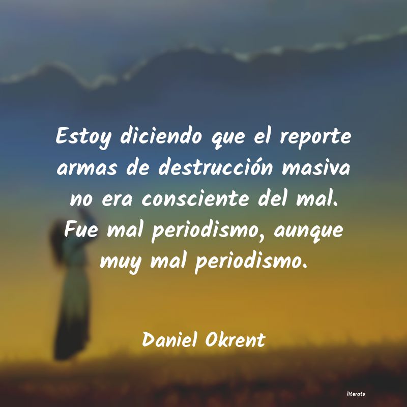 Frases de Daniel Okrent