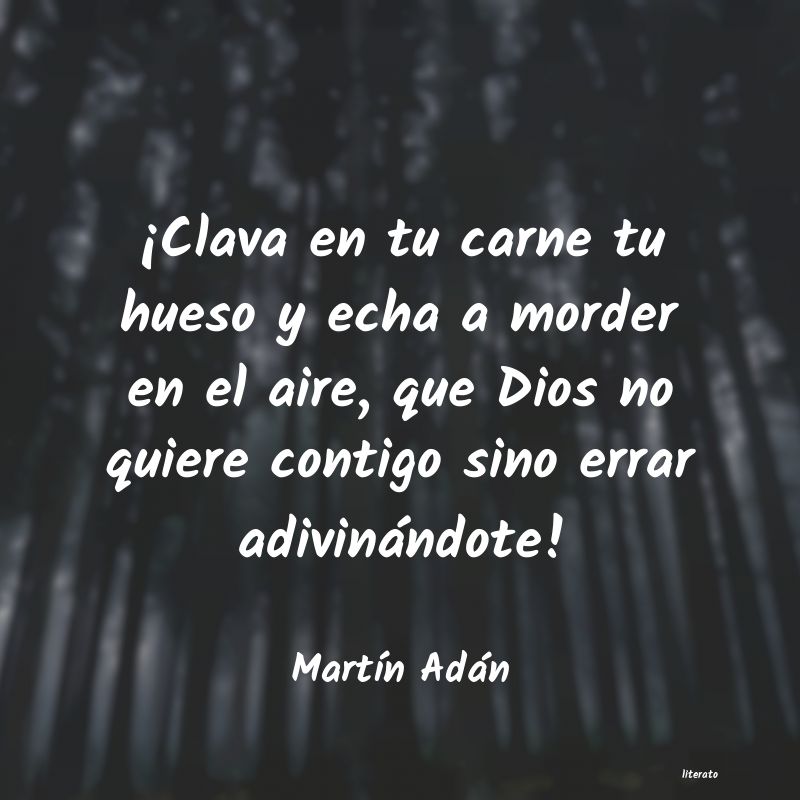 frases de MartÃn Adán