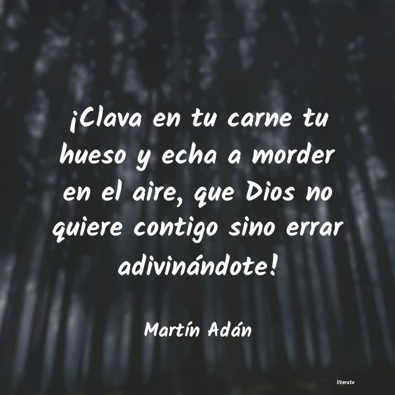 Frases de Martín Adán