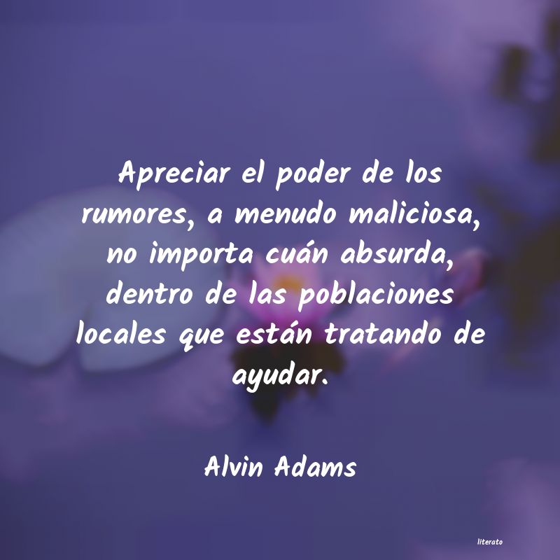 Frases de Alvin Adams