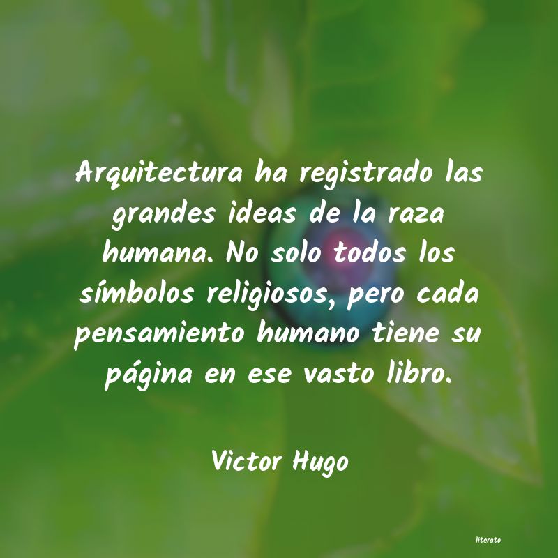 frases de Victor Hugo