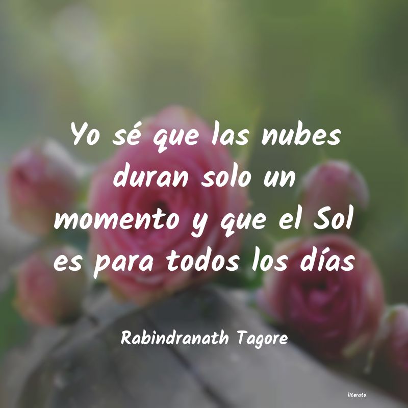 Frases de Rabindranath Tagore