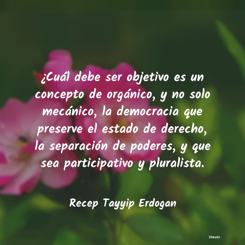 Frases de Recep Tayyip Erdogan