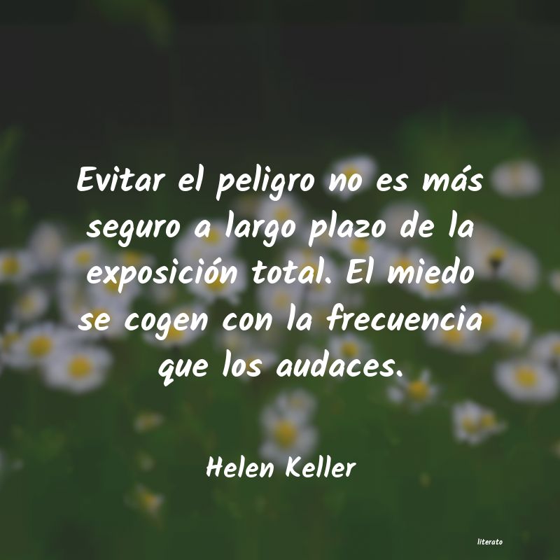 frases de Helen Keller