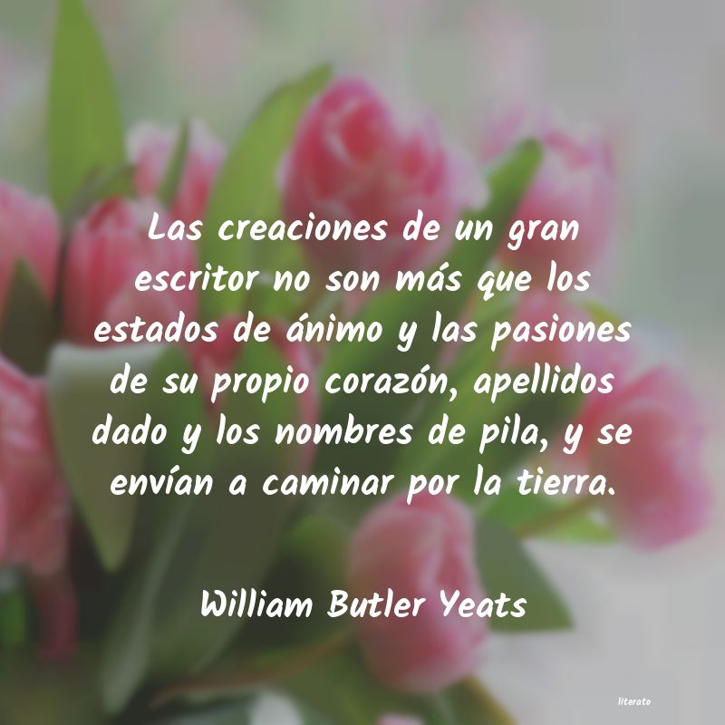 frases de William Butler Yeats