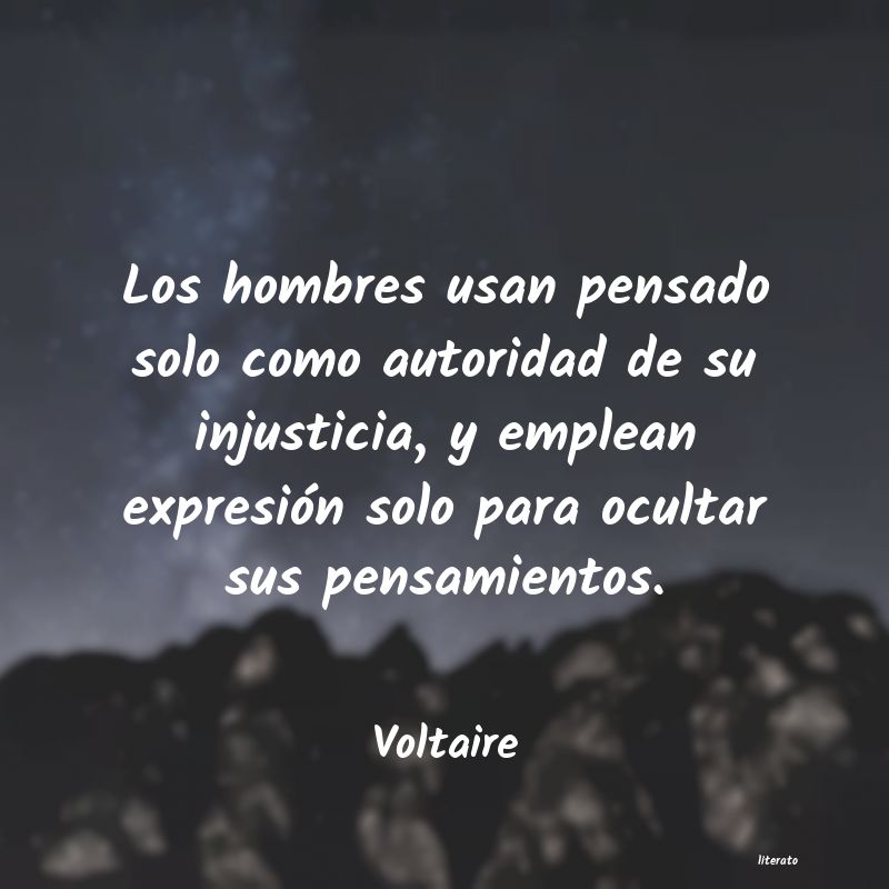 frases de Voltaire