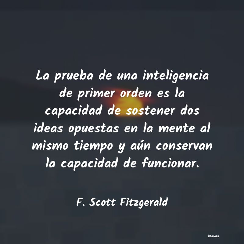 Frases de F. Scott Fitzgerald