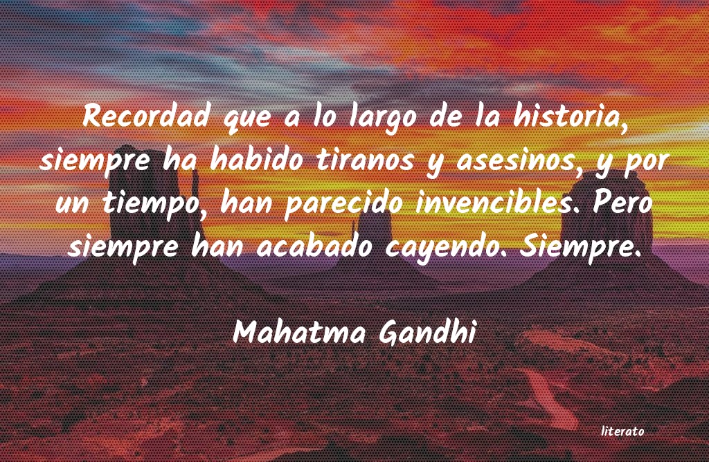 Frases de Mahatma Gandhi