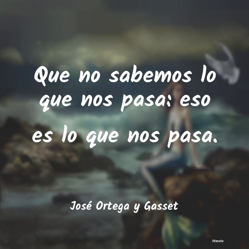 frases de José Ortega y Gasset