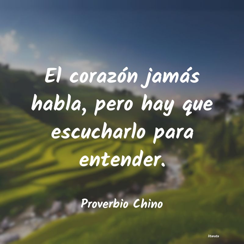 Frases de Proverbio Chino