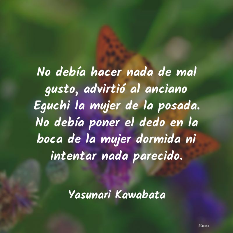 Frases de Yasunari Kawabata