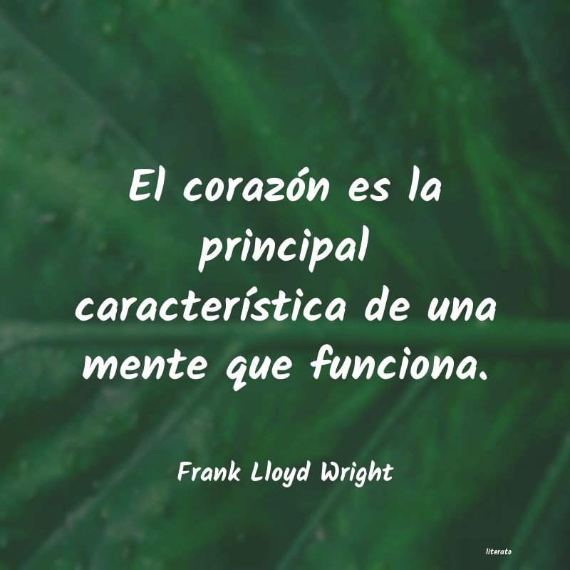 Frases de Frank Lloyd Wright